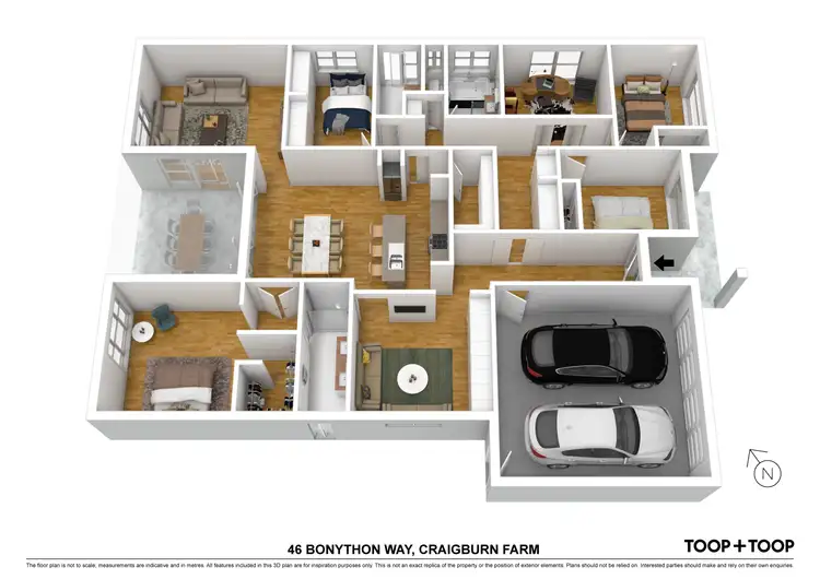 Floorplan of Homely house listing, 46 Bonython Way, Craigburn Farm SA 5051