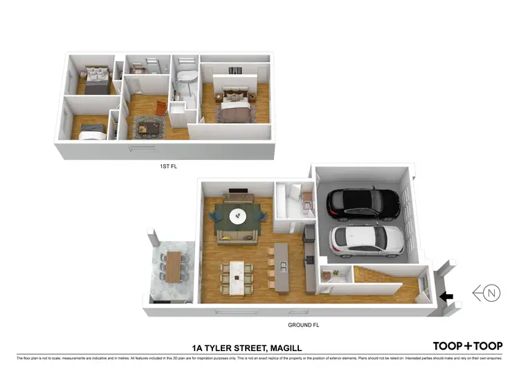 Floorplan of Homely house listing, 1b Tyler Street, Magill SA 5072