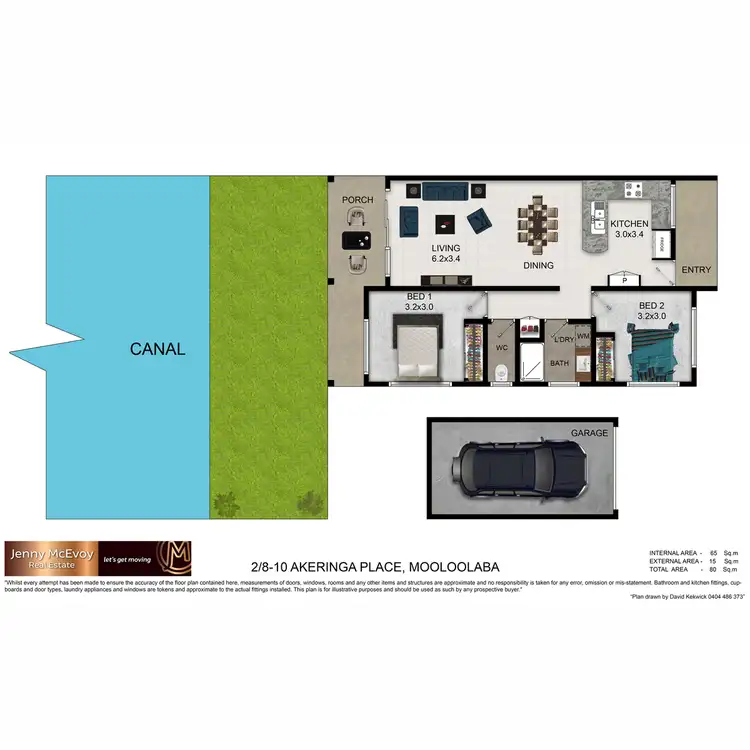 Floorplan of Homely unit listing, 2/8-10 Akeringa Place, Mooloolaba QLD 4557