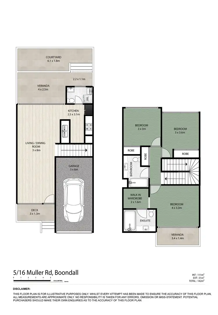 Floorplan of Homely townhouse listing, 5/16 Muller Road, Boondall QLD 4034