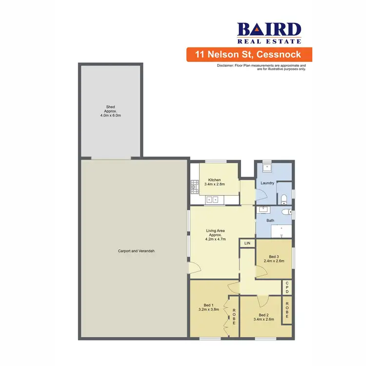 Floorplan of Homely house listing, 11 Nelson Street, Cessnock NSW 2325