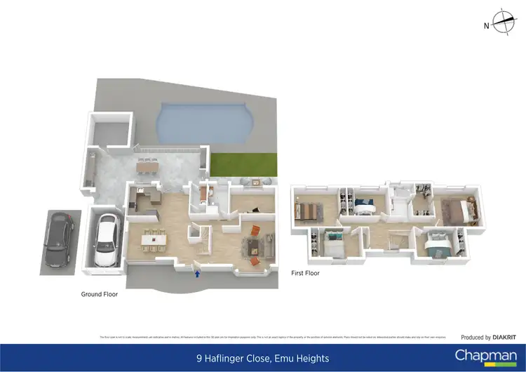 Floorplan of Homely house listing, 9 Haflinger Close, Emu Heights NSW 2750