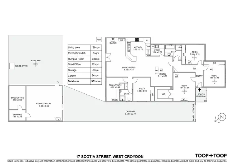 Floorplan of Homely house listing, 17 Scotia Street, West Croydon SA 5008