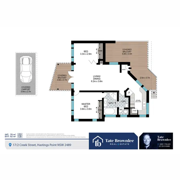 Floorplan of Homely apartment listing, 17/2 Creek Street, Hastings Point NSW 2489