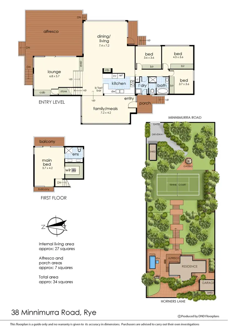 Floorplan of Homely house listing, 38 Minnimurra Road, Rye VIC 3941