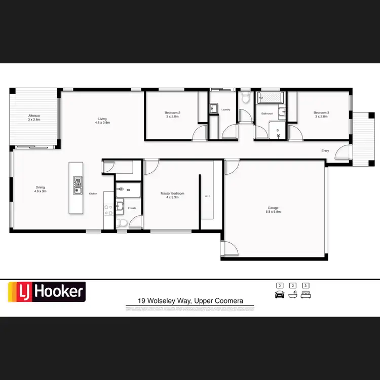 Floorplan of Homely house listing, 19 Wolseley Way, Upper Coomera QLD 4209