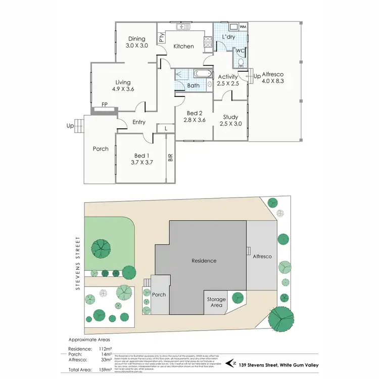 Floorplan of Homely house listing, 139 Stevens Street, White Gum Valley WA 6162
