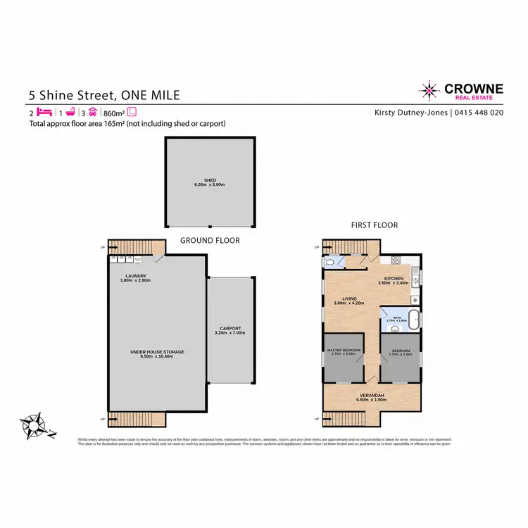 Floorplan of Homely house listing, 5 Shine Street, One Mile QLD 4305