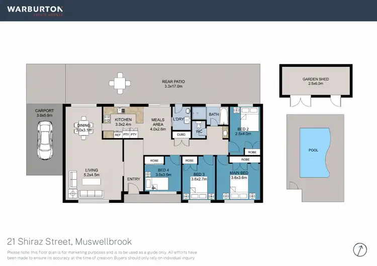 Floorplan of Homely house listing, 21 Shiraz Street, Muswellbrook NSW 2333