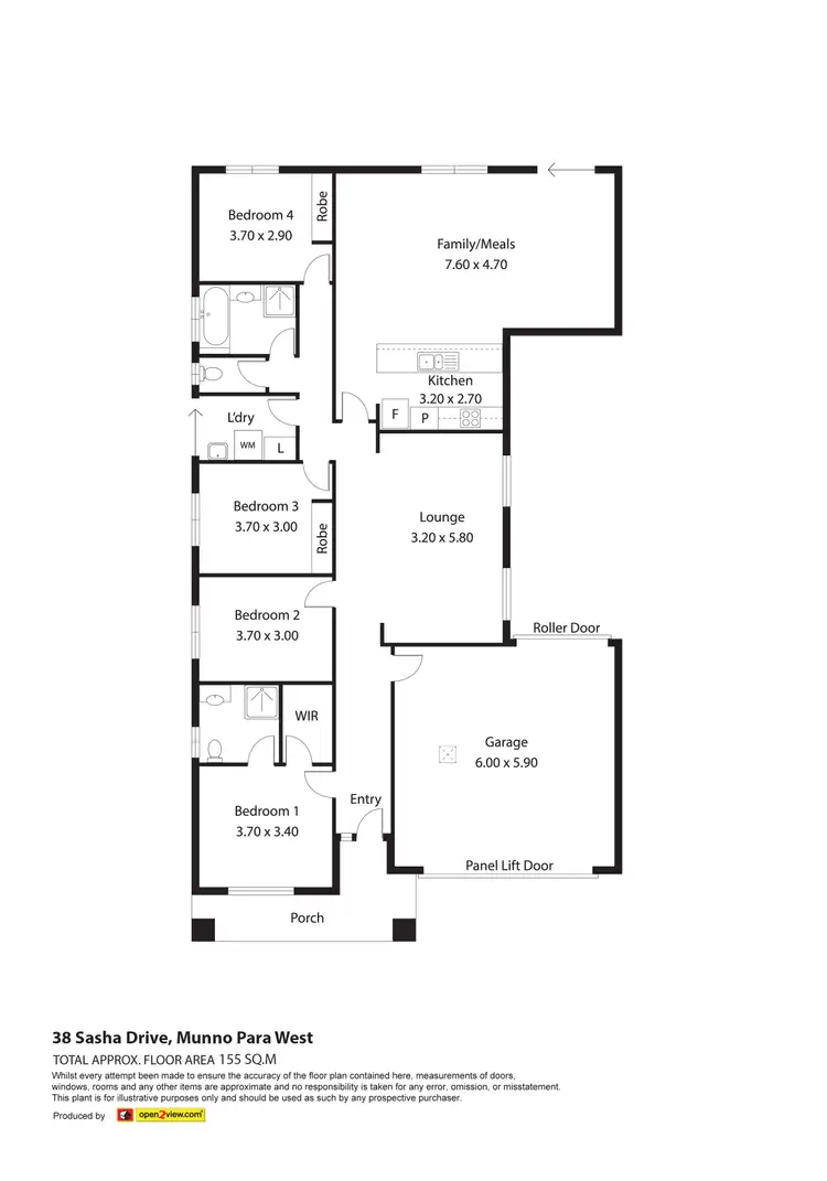 Floorplan of Homely house listing, 38 Sasha Drive, Munno Para West SA 5115