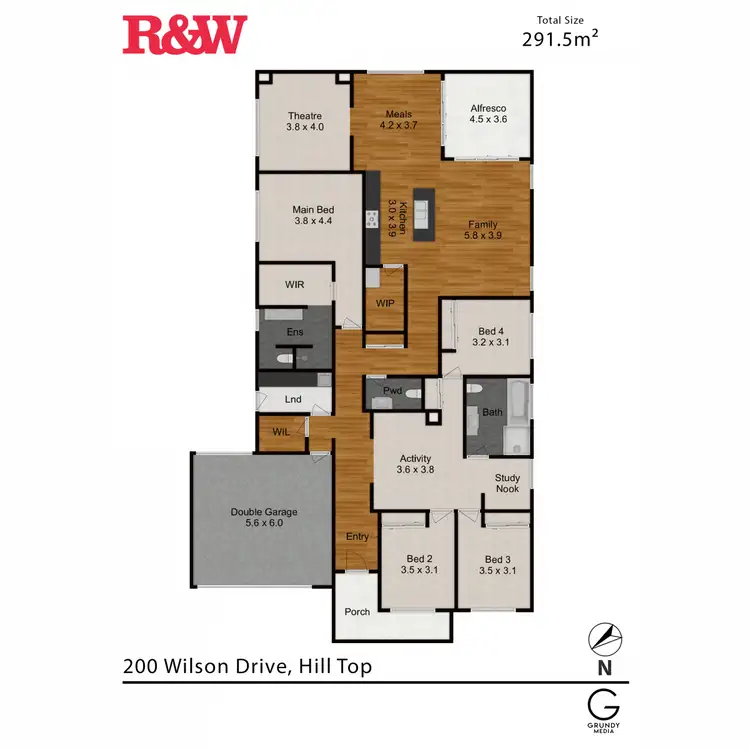 Floorplan of Homely house listing, 200 Wilson Drive, Hill Top NSW 2575