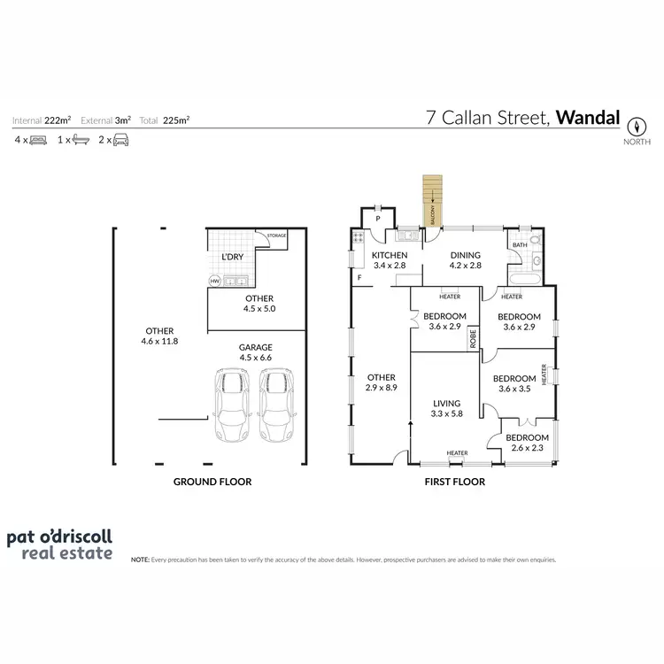 Floorplan of Homely house listing, 7 Callan Street, Wandal QLD 4700