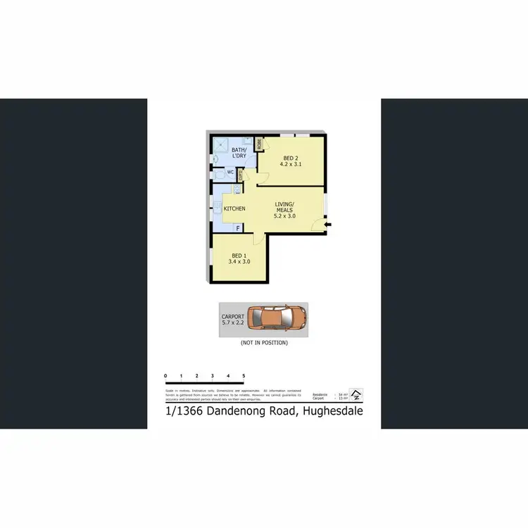 Floorplan of Homely apartment listing, 1/1366 Dandenong Road, Hughesdale VIC 3166