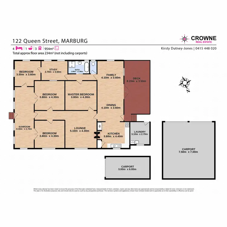 Floorplan of Homely house listing, 122 Queen Street, Marburg QLD 4346