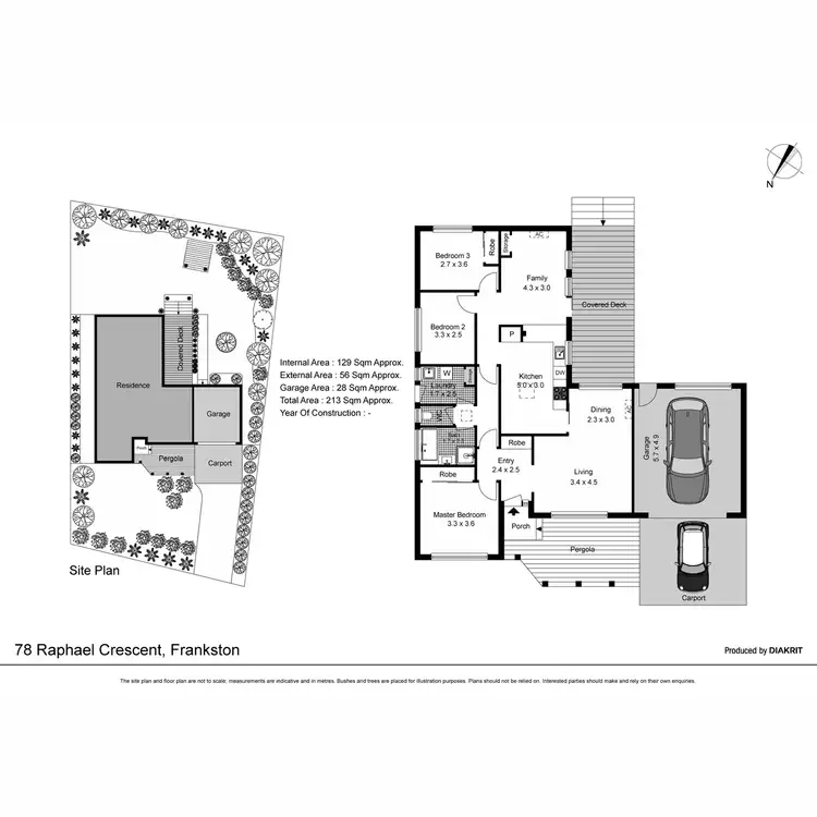 Floorplan of Homely house listing, 78 Raphael Crescent, Frankston VIC 3199