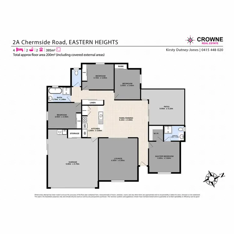Floorplan of Homely house listing, 2A Chermside Road, Eastern Heights QLD 4305