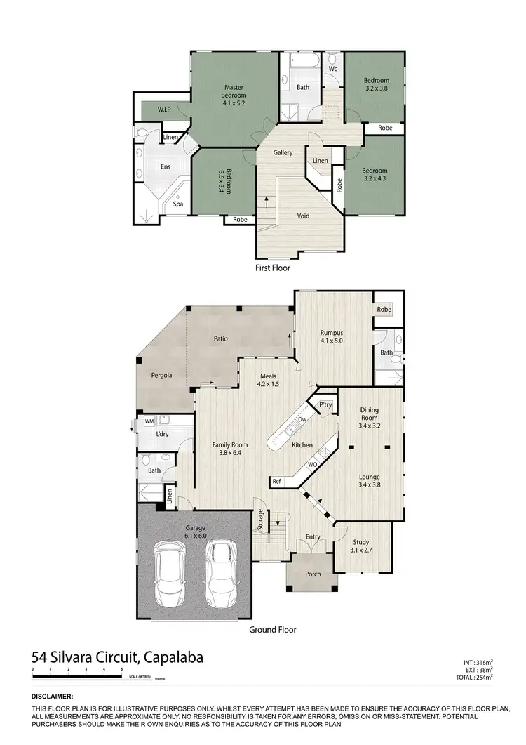 Floorplan of Homely house listing, 54 Silvara Circuit, Capalaba QLD 4157