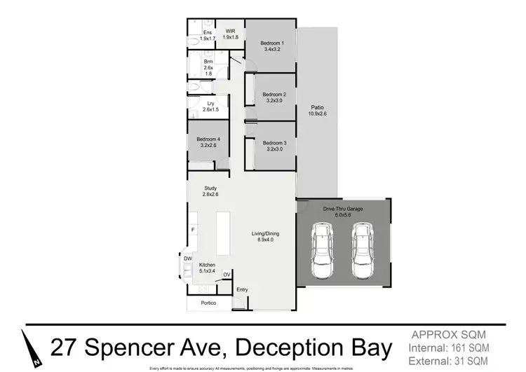 Floorplan of Homely house listing, 27 Spencer Avenue, Deception Bay QLD 4508