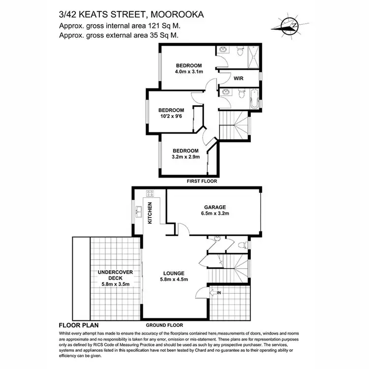 Floorplan of Homely townhouse listing, 3/42 Keats Street, Moorooka QLD 4105
