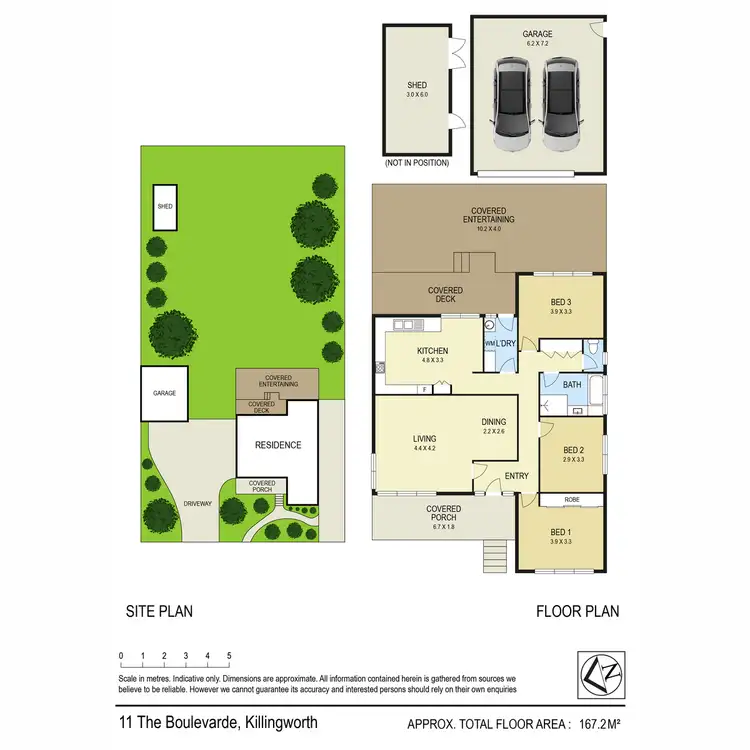 Floorplan of Homely house listing, 11 The Boulevarde, Killingworth NSW 2278