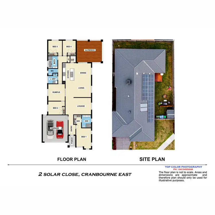 Floorplan of Homely house listing, 2 Solar Close, Cranbourne East VIC 3977