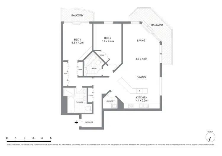 Floorplan of Homely apartment listing, 127 Kent Street, Sydney NSW 2000