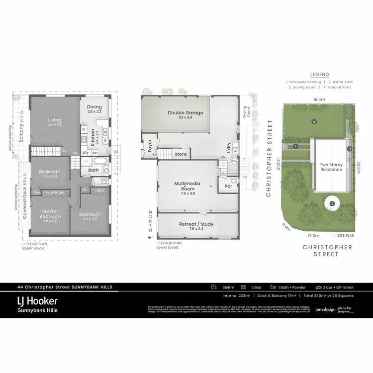 Floorplan of Homely house listing, 44 Christopher Street, Sunnybank Hills QLD 4109