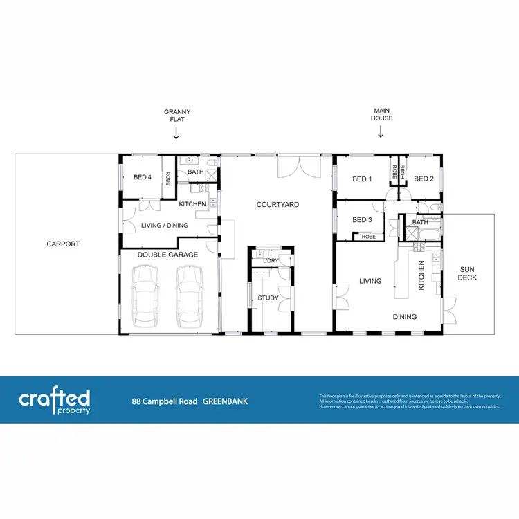 Floorplan of Homely house listing, 88 Campbell Road, Greenbank QLD 4124