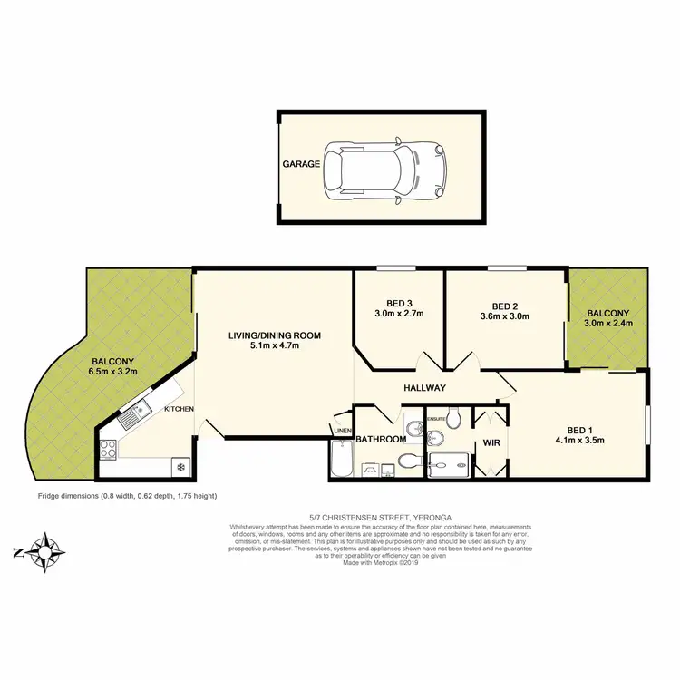 Floorplan of Homely apartment listing, 5/7 Christensen Street, Yeronga QLD 4104