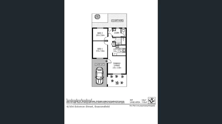 Floorplan of Homely villa listing, 4/164 Solomon Street, Beaconsfield WA 6162