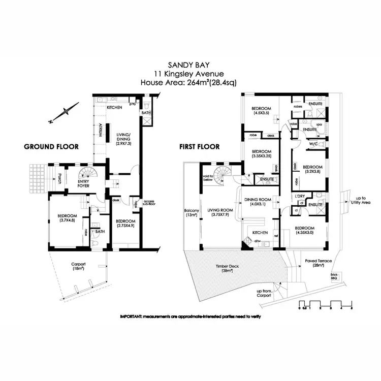 Floorplan of Homely house listing, 11 Kingsley Avenue, Sandy Bay TAS 7005