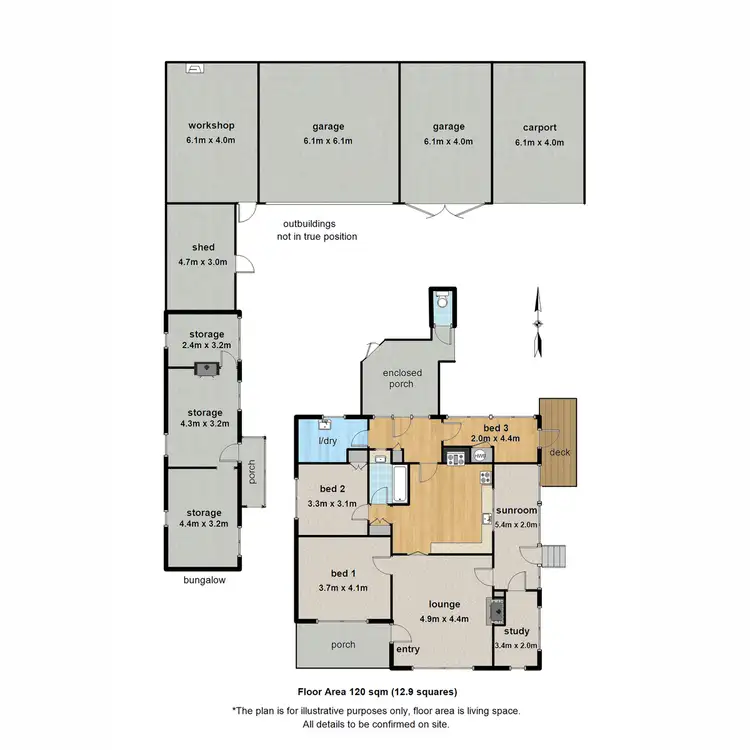 Floorplan of Homely house listing, 4 Westlands Road, Emerald VIC 3782