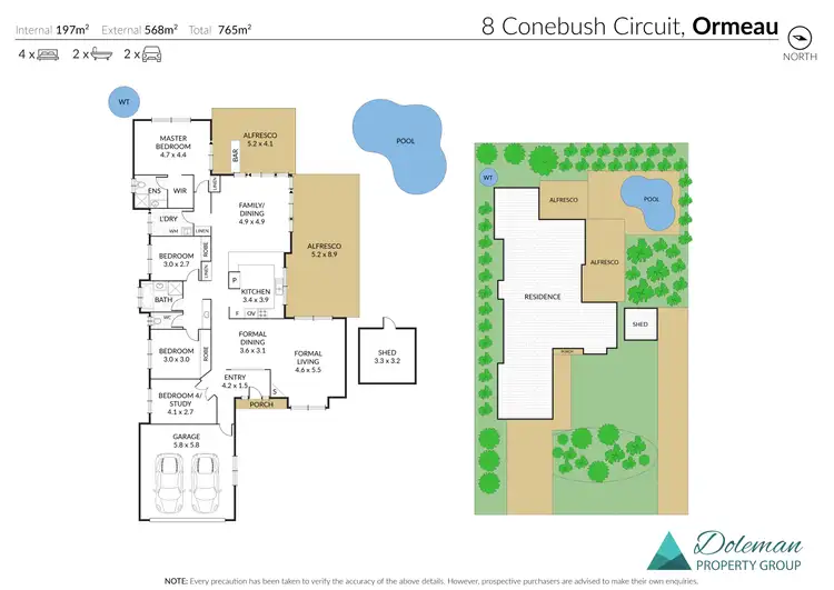 Floorplan of Homely house listing, 8 Conebush Circuit, Ormeau QLD 4208