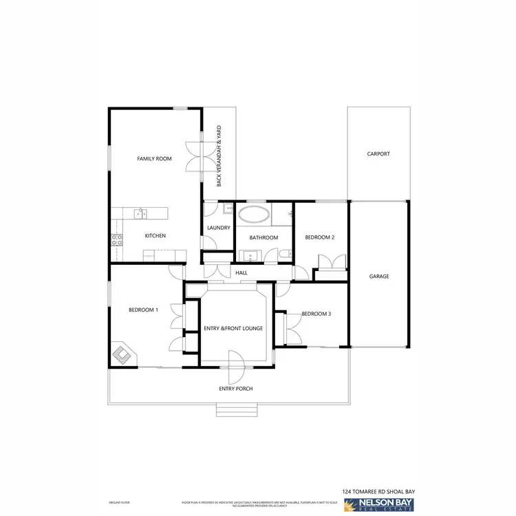 Floorplan of Homely house listing, 124 Tomaree Road, Shoal Bay NSW 2315