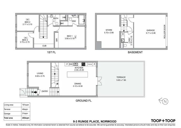 Floorplan of Homely house listing, 9/3 Runge Place, Norwood SA 5067
