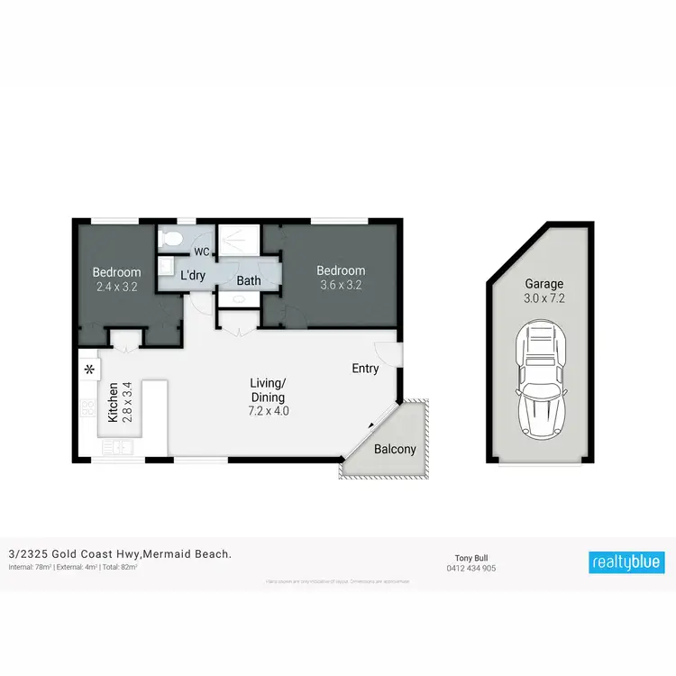 Floorplan of Homely apartment listing, 3/2325 Gold Coast Highway, Mermaid Beach QLD 4218