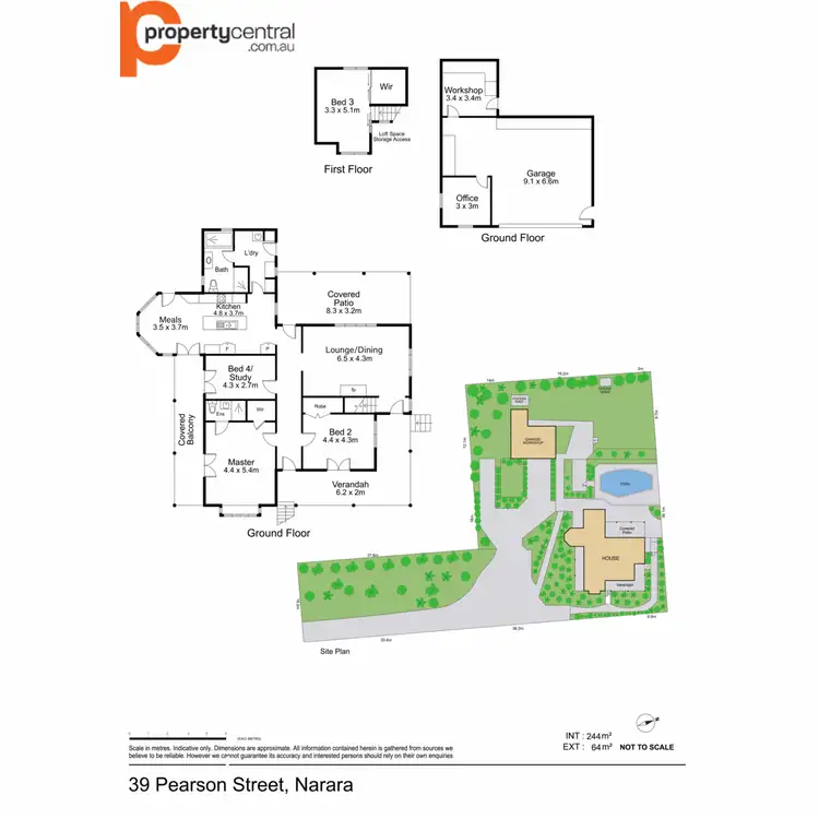 Floorplan of Homely house listing, 39 Pearson Street, Narara NSW 2250