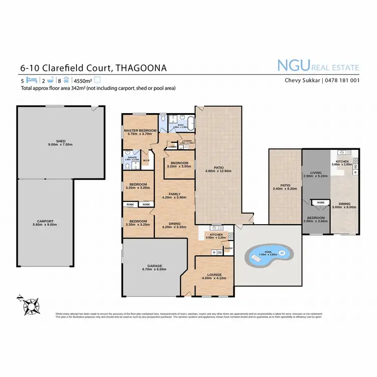 Floorplan of Homely house listing, 6-10 Clarefield Court, Thagoona QLD 4306