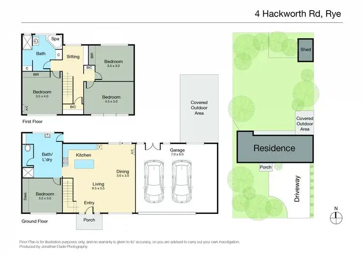 Floorplan of Homely house listing, 4 Hackworth Road, Rye VIC 3941