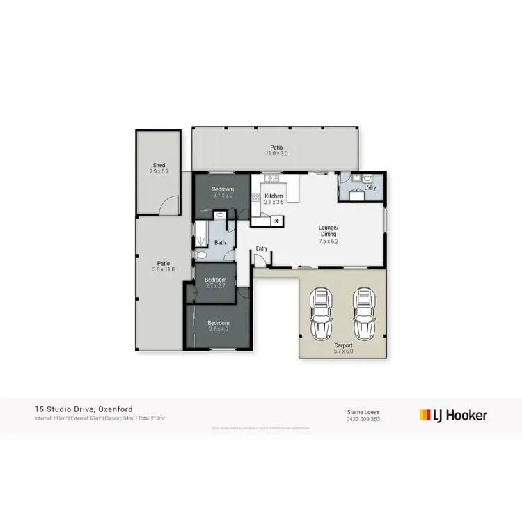 Floorplan of Homely house listing, 15 Studio Drive, Oxenford QLD 4210