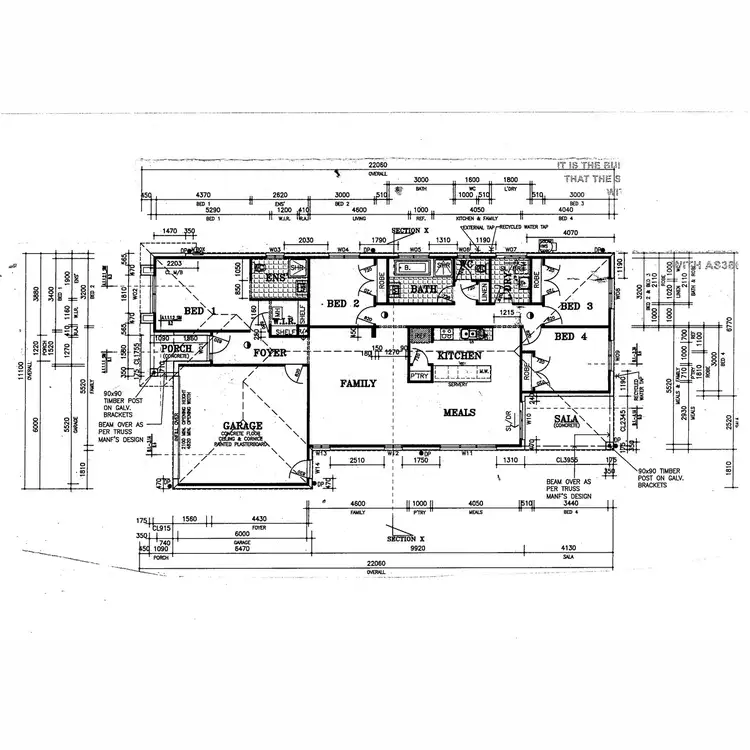 Floorplan of Homely house listing, 70 Willow Drive, Wangaratta VIC 3677