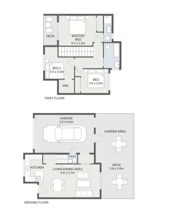 Floorplan of Homely townhouse listing, 4/32 Fleming Road, Herston QLD 4006