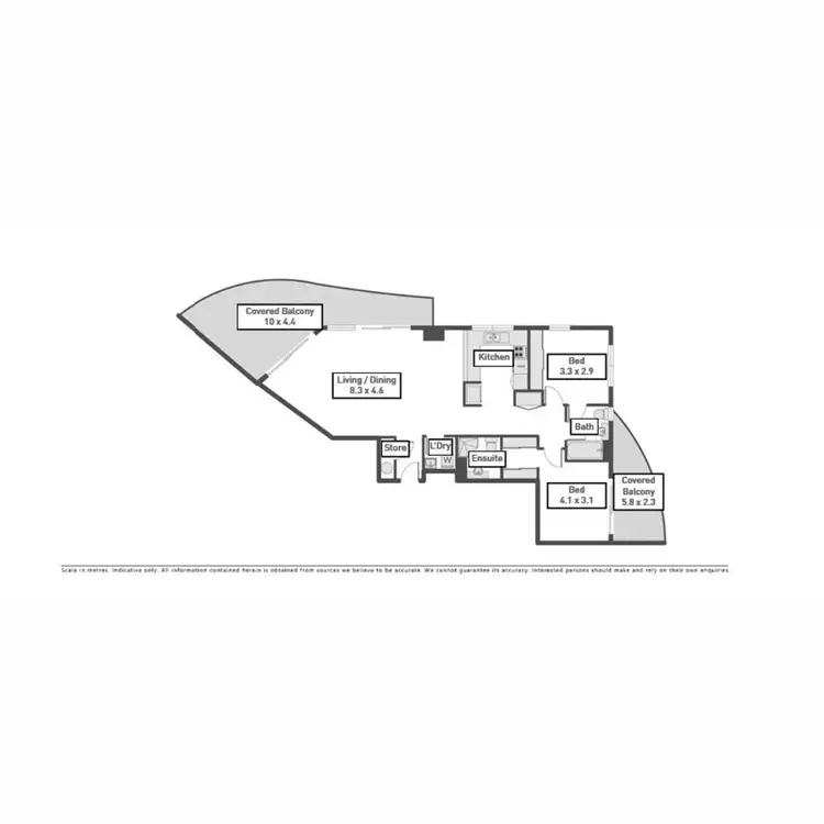 Floorplan of Homely apartment listing, 12/18 Dunmore Terrace, Auchenflower QLD 4066
