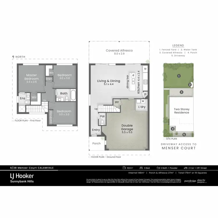 Floorplan of Homely townhouse listing, 6/28 Menser Street, Calamvale QLD 4116
