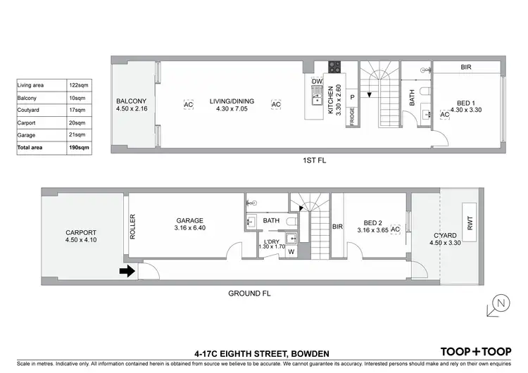 Floorplan of Homely house listing, 4/17C Eighth Street, Bowden SA 5007