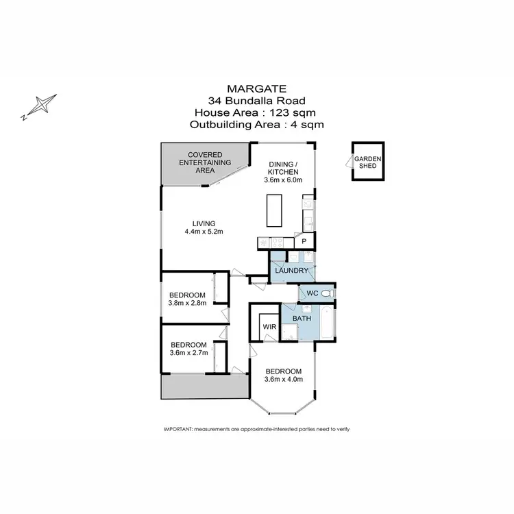 Floorplan of Homely house listing, 34 Bundalla Road, Margate TAS 7054
