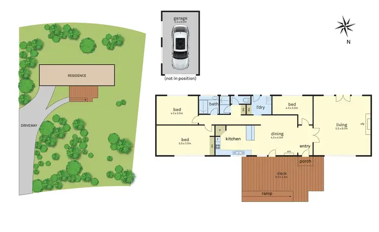 Floorplan of Homely house listing, 9-11 St Andrews Drive, Rye VIC 3941