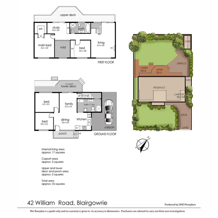 Floorplan of Homely house listing, 42 William Road, Blairgowrie VIC 3942