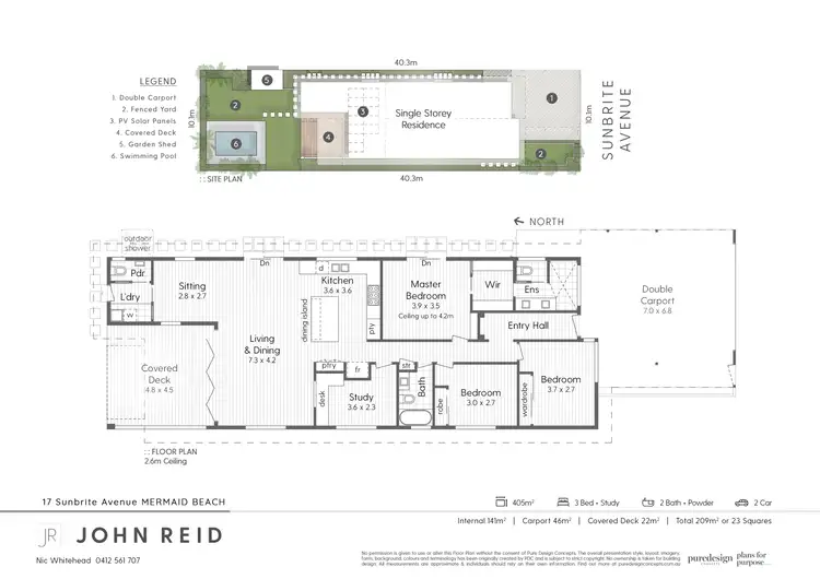 Floorplan of Homely house listing, 17 Sunbrite Avenue, Mermaid Beach QLD 4218