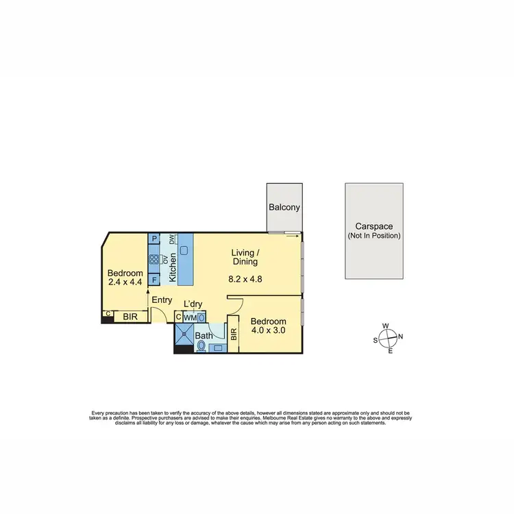 Floorplan of Homely apartment listing, 301/1 Palmer Street, Richmond VIC 3121
